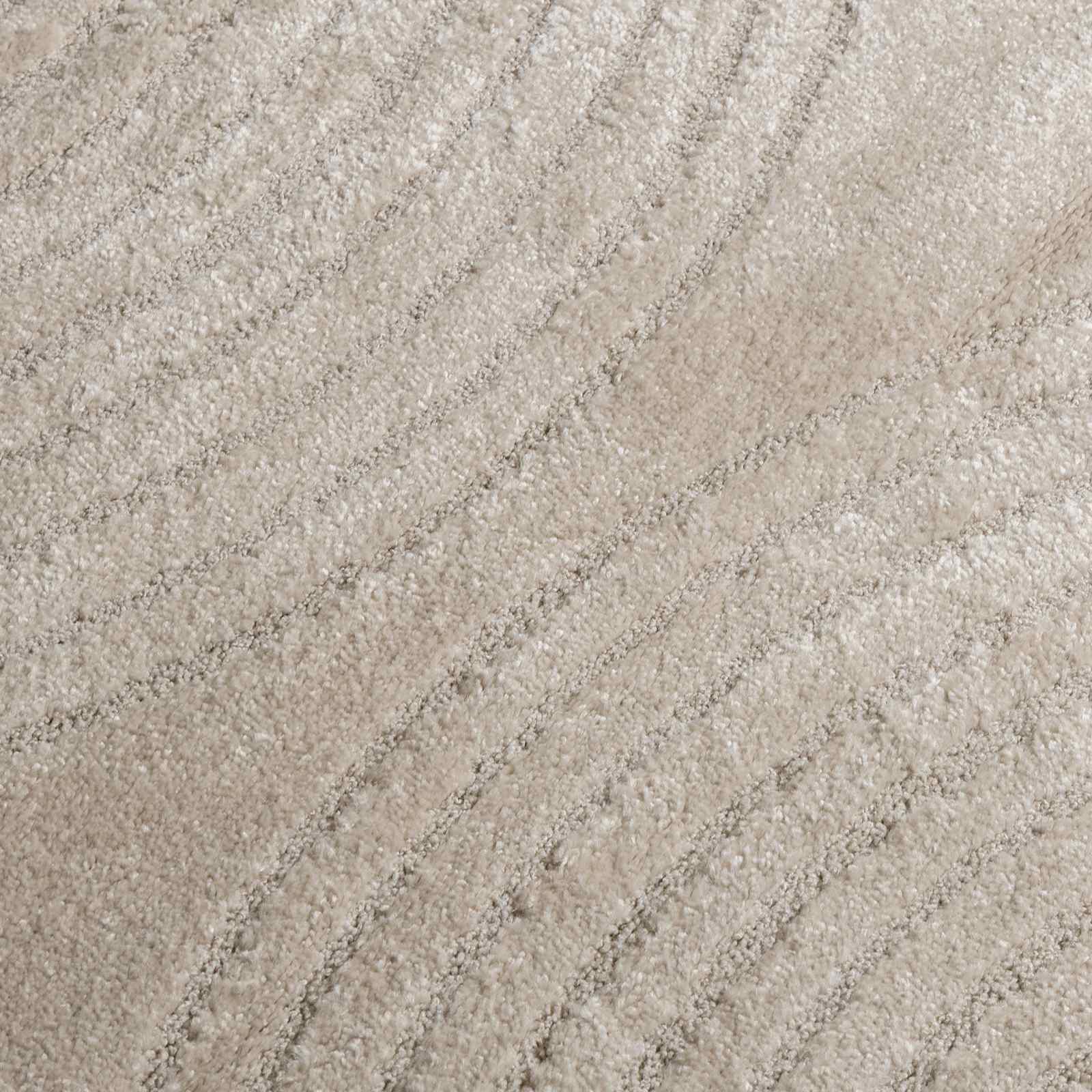 Vloerkleden Rond GALATI Beige Ø 200 CM Polyester