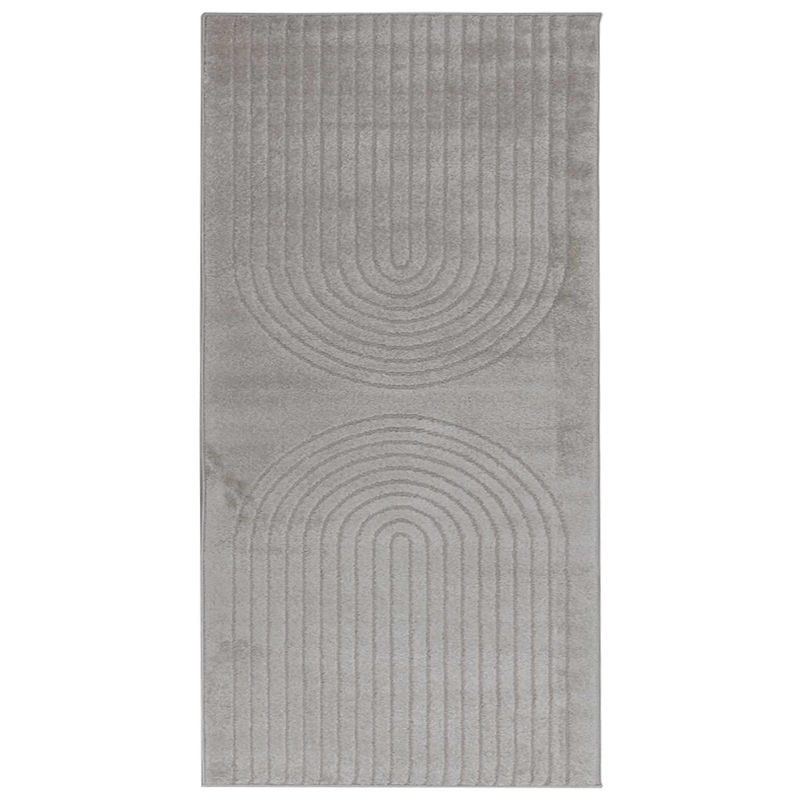Vloerkleden Rechthoekig GALATI Grijs 150 x 80 cm Polyester