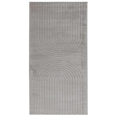 Vloerkleden Rechthoekig GALATI Grijs 150 x 80 cm Polyester