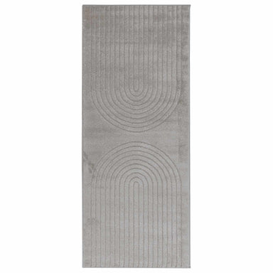 Vloerkleden Rechthoekig GALATI Grijs 200 x 80 cm Polyester