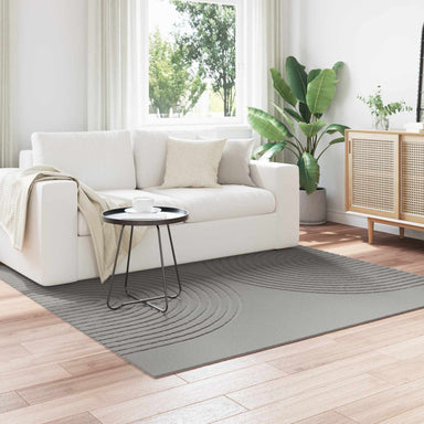 Vloerkleden Vierkant GALATI Grijs 120 x 120 cm Polyester