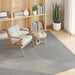 Vloerkleden Vierkant GALATI Grijs 120 x 120 cm Polyester