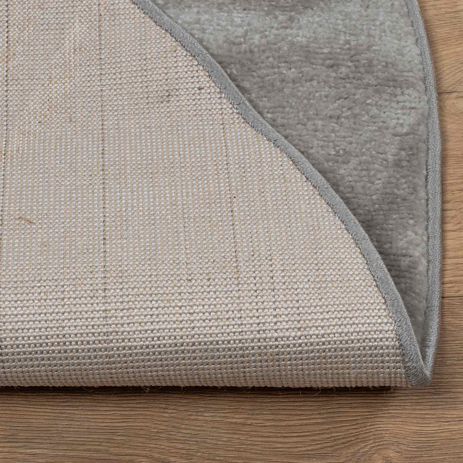 Vloerkleden Rond GALATI Grijs Ø 160 CM Polyester
