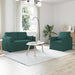 Bankstel 2 st Donkergroen Stof