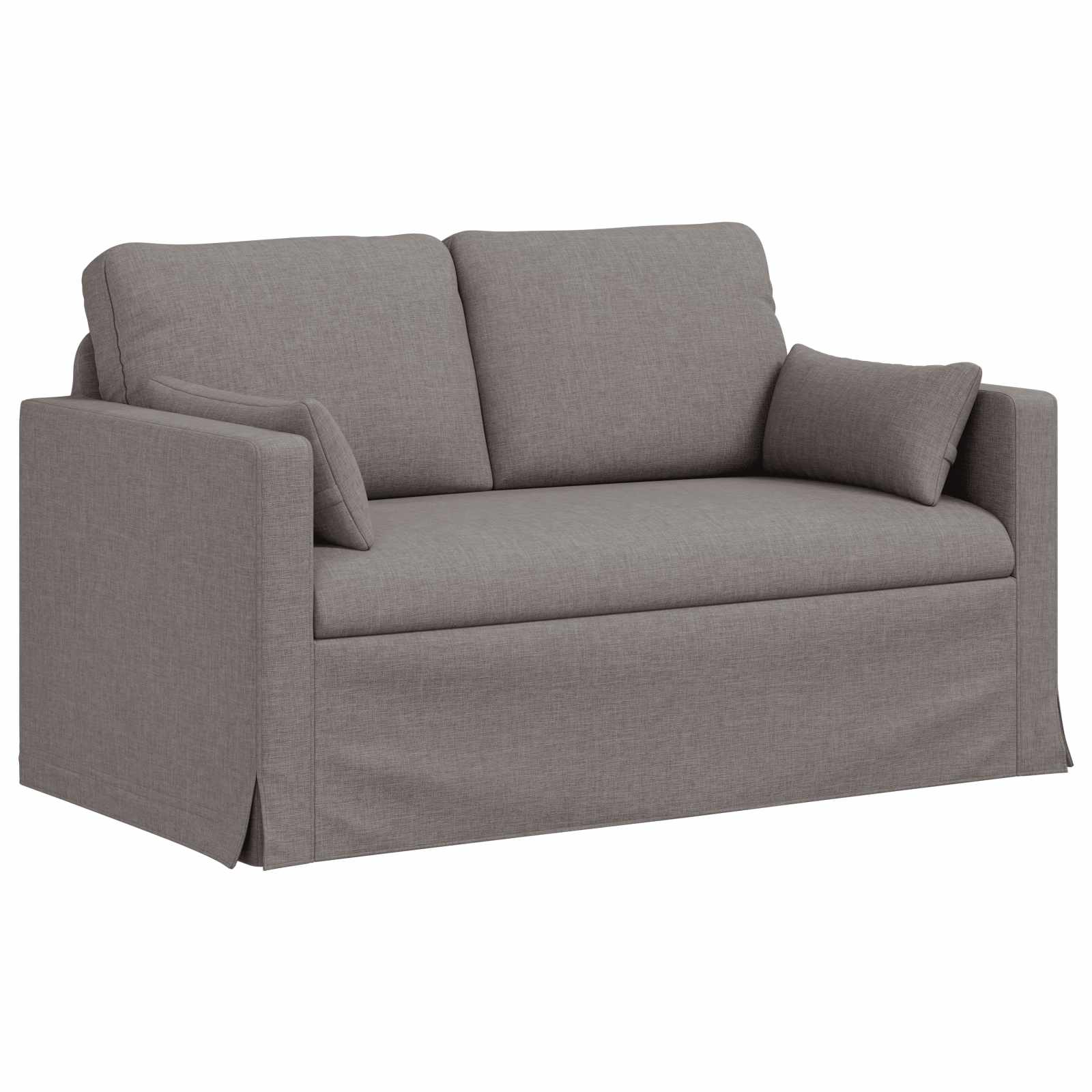 Bankstel 2 st Taupe Stof