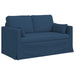 Bankstel 2 st Blauw Stof