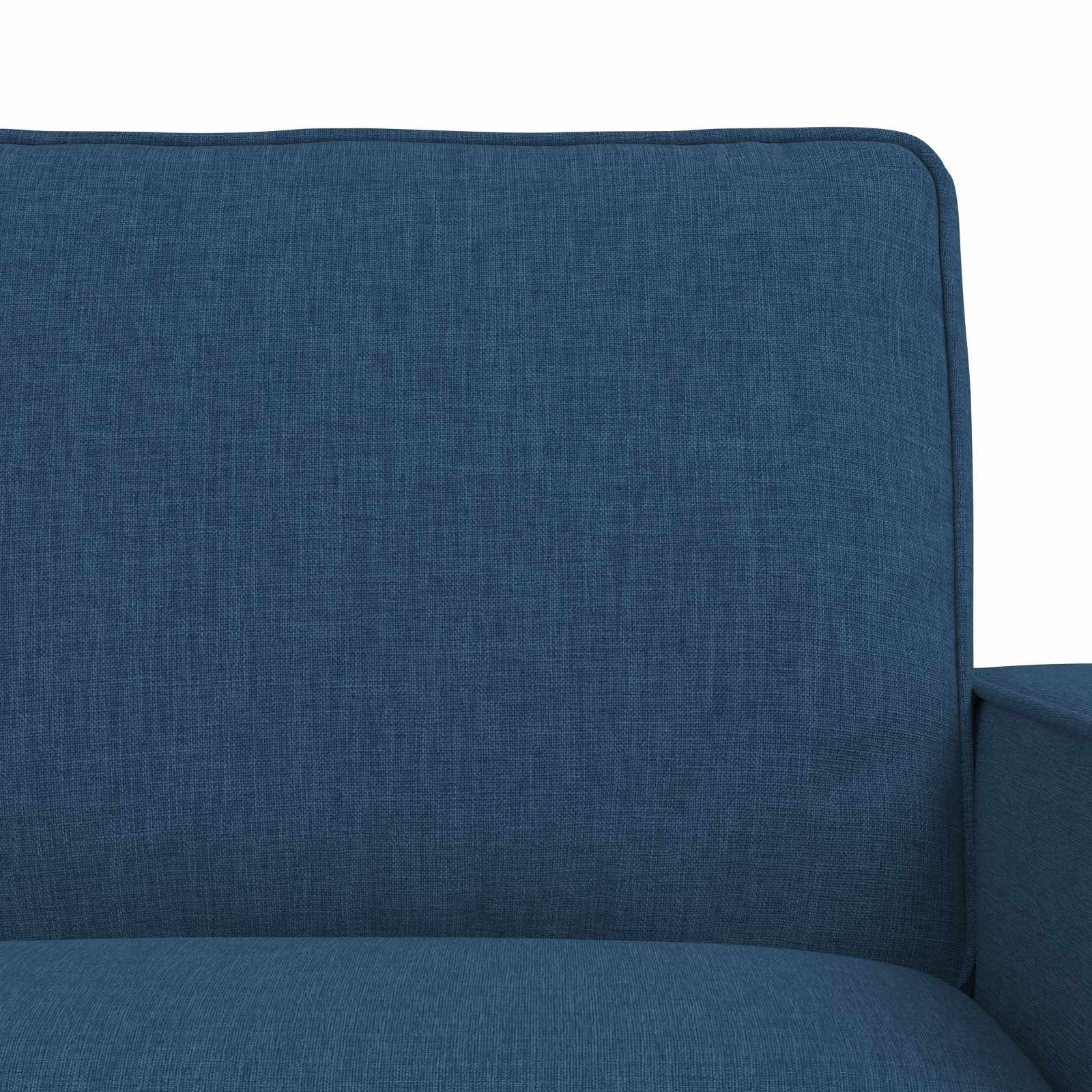 Bankstel 2 st Blauw Stof