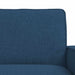 Bankstel 2 st Blauw Stof