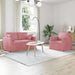Bankstel 2 st Roze Fluweel