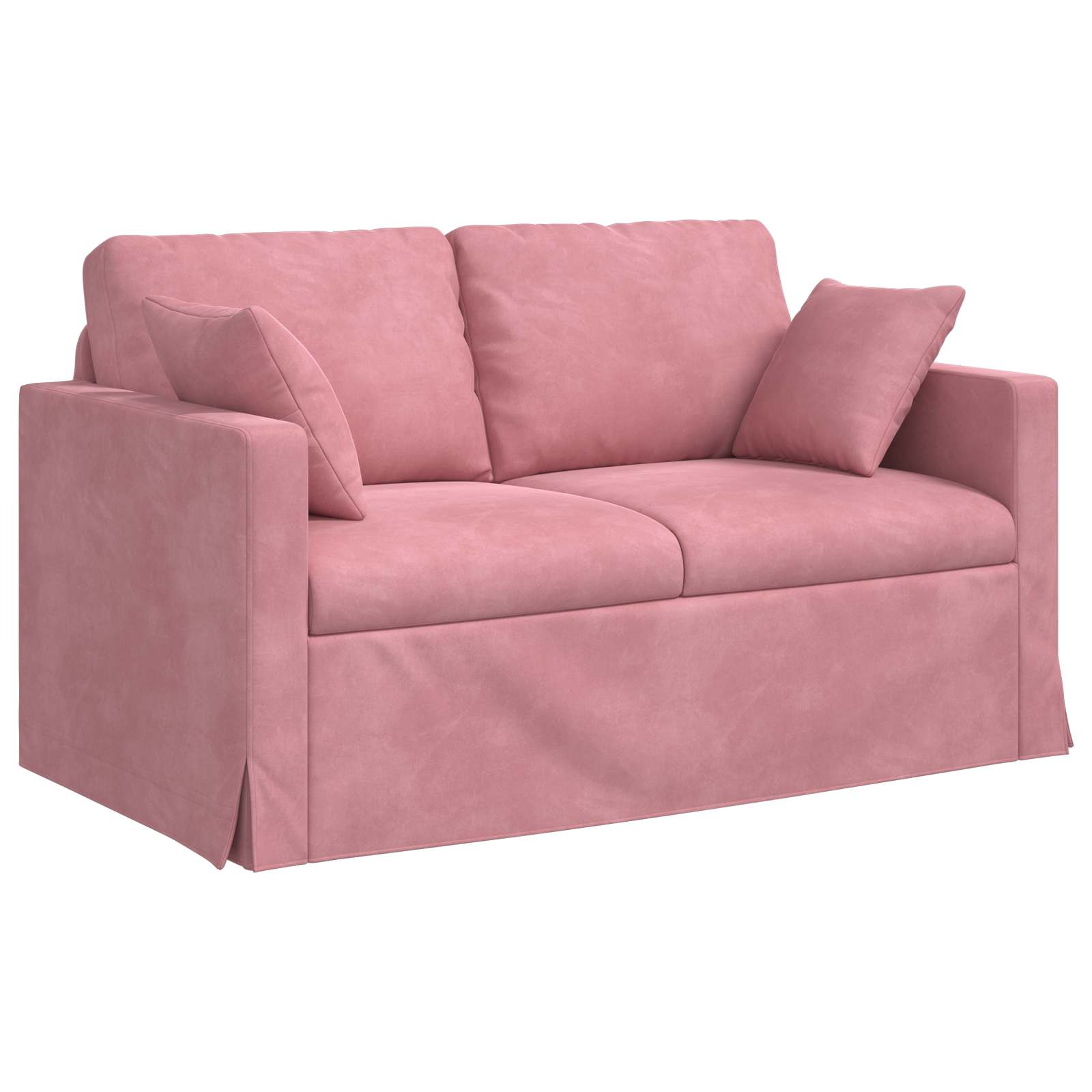 Bankstel 2 st Roze Fluweel
