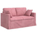 Bankstel 2 st Roze Fluweel