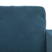 Bankstel 2 st Blauw Fluweel