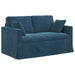 Bankstel 2 st Blauw Fluweel