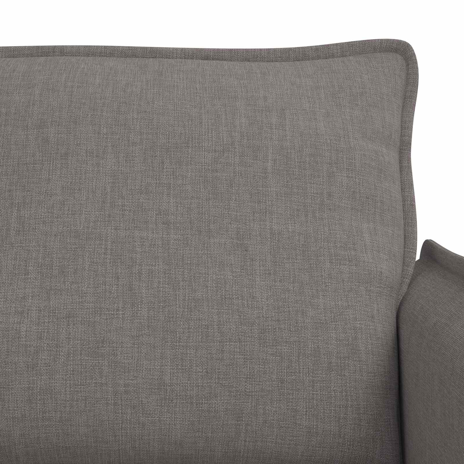 Bankstel 2 st Taupe Stof