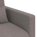 Bankstel 2 st Taupe Stof