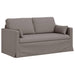 Bankstel 2 st Taupe Stof