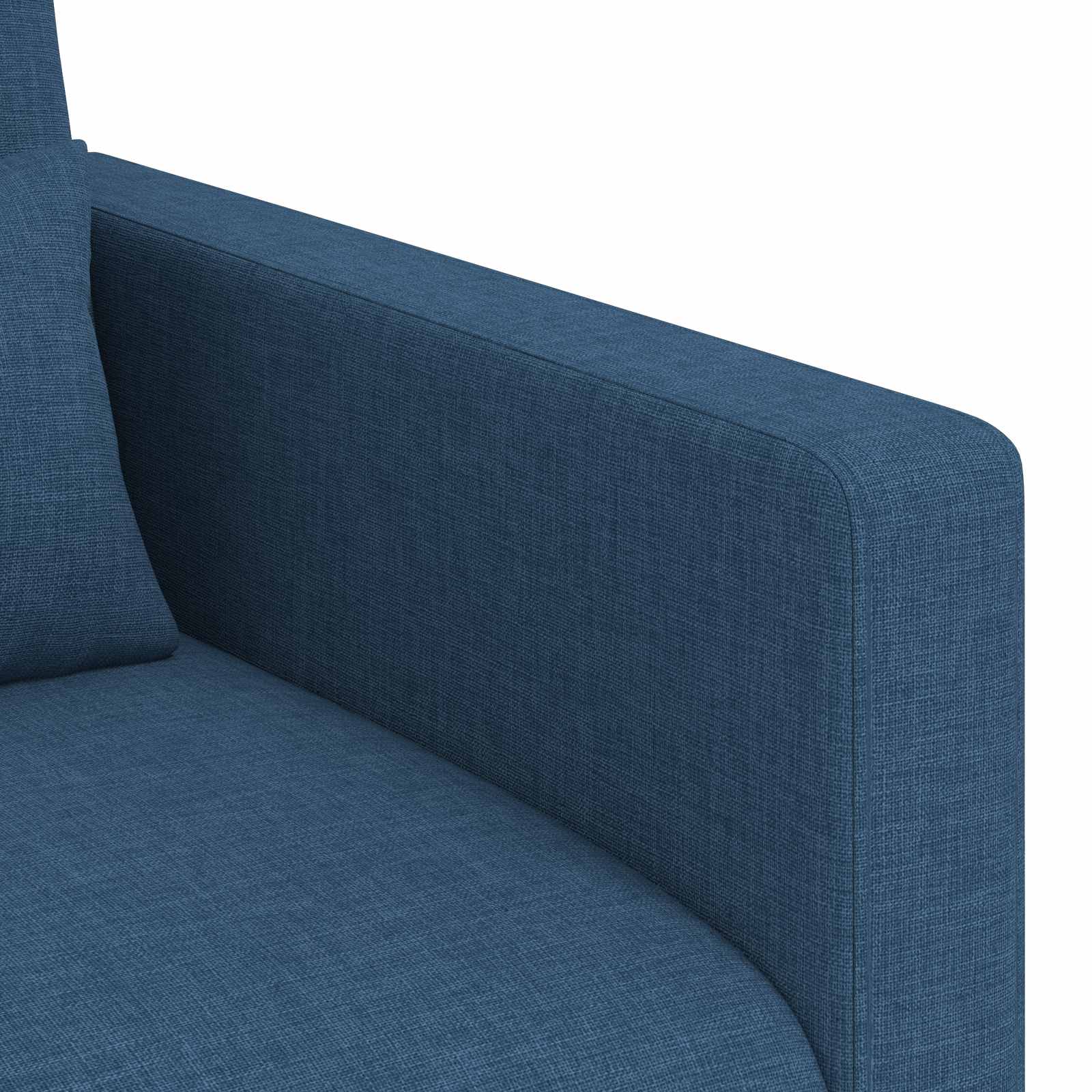 Bankstel 2 st Blauw Stof