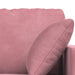 Bankstel 2 st Roze Fluweel