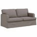 Bankstel 2 st Taupe Stof
