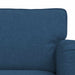 Bankstel 2 st Blauw Stof