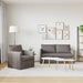 Bankstel 2 st Taupe Stof