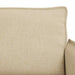 Bankstel 2 st Crèmekleurig Stof