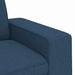 Bankstel 2 st Blauw Stof