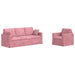 Bankstel 2 st Roze Fluweel