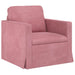 Bankstel 2 st Roze Fluweel