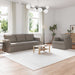 Bankstel 2 st Taupe Stof