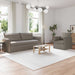 Bankstel 2 st Taupe Stof
