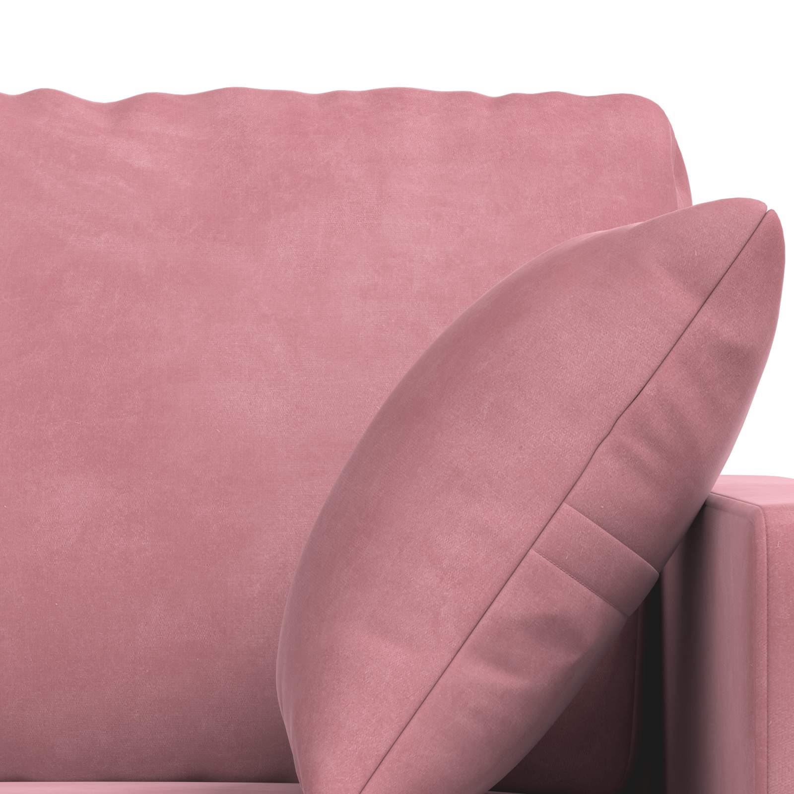 Bankstel 2 st Roze Fluweel