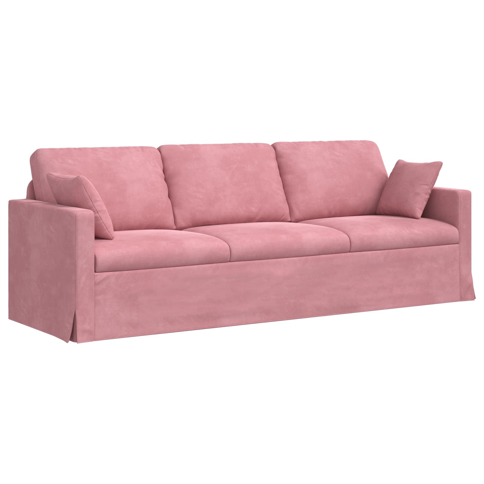 Bankstel 2 st Roze Fluweel