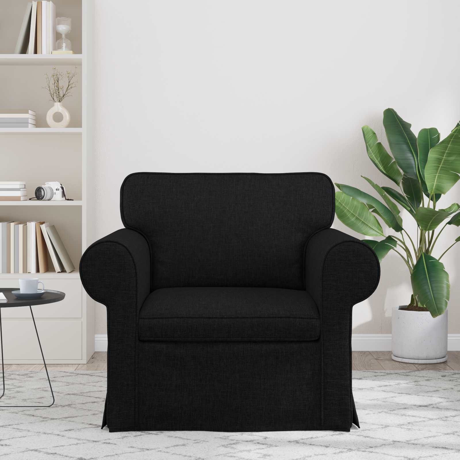 Bank Zwart 95 x 82 x 80 cm Stof