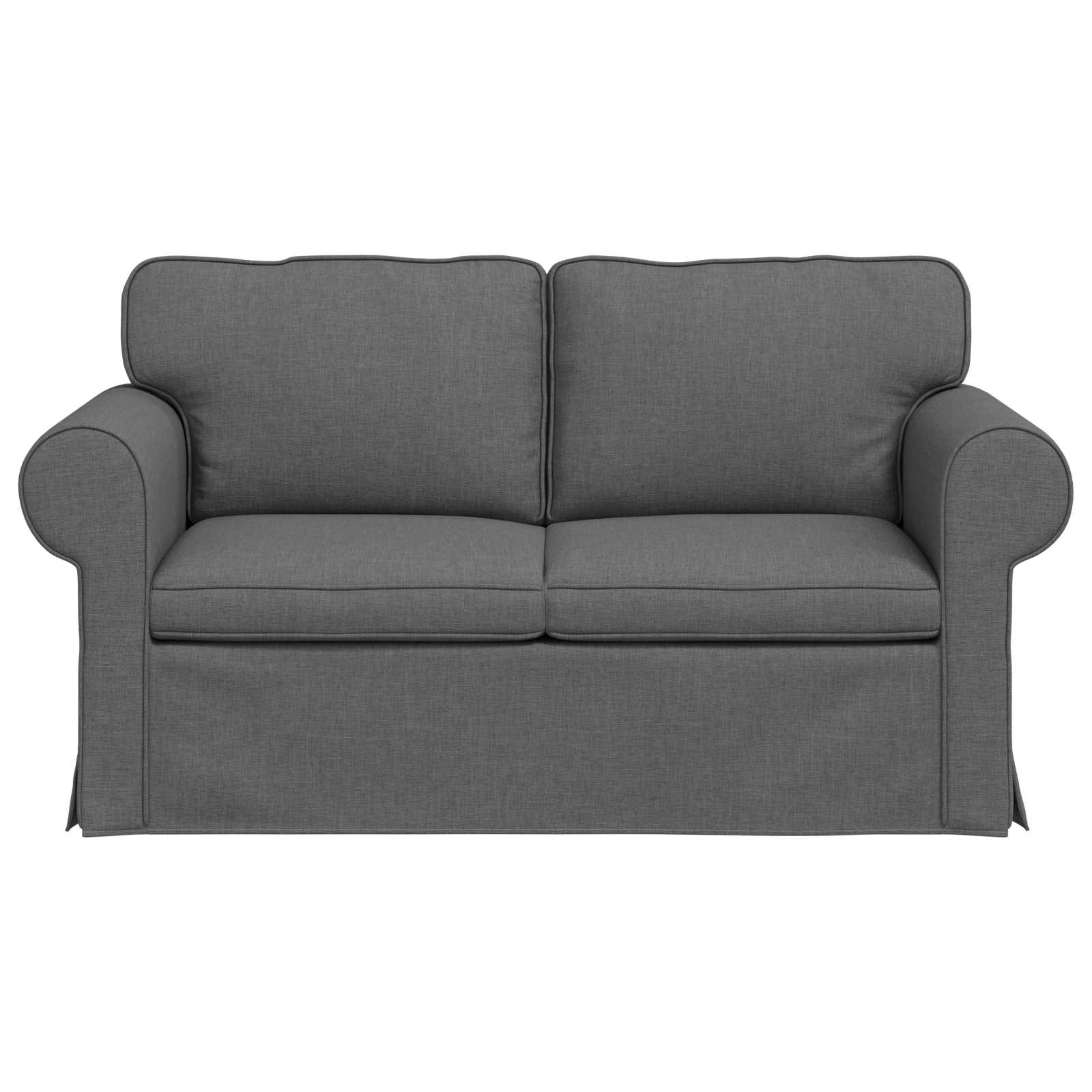 Bank Donkergrijs 155 x 82 x 80 cm Stof