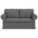 Bank Donkergrijs 155 x 82 x 80 cm Stof
