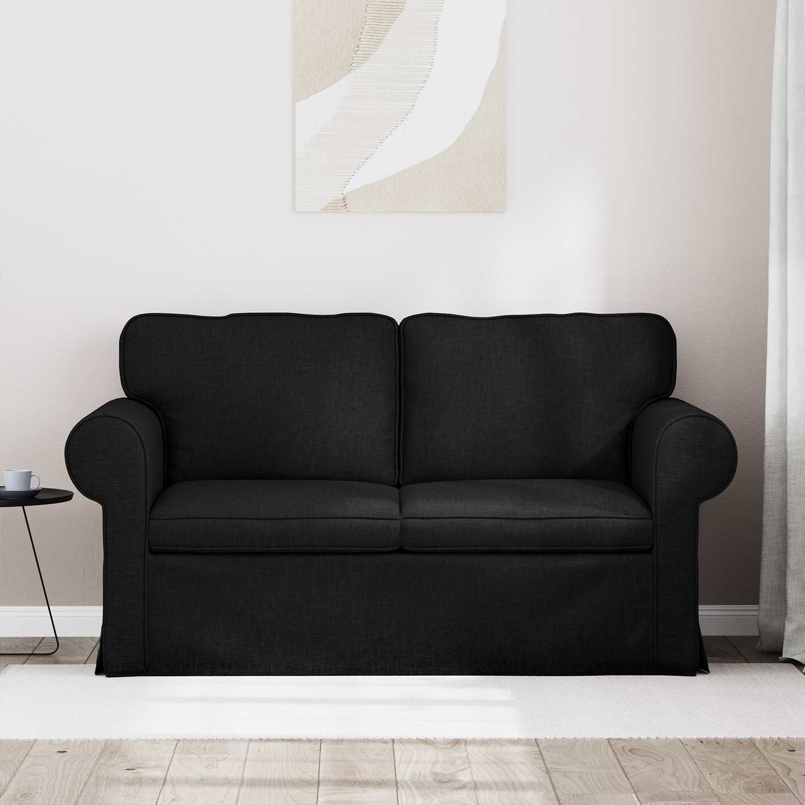 Bank Zwart 155 x 82 x 80 cm Stof