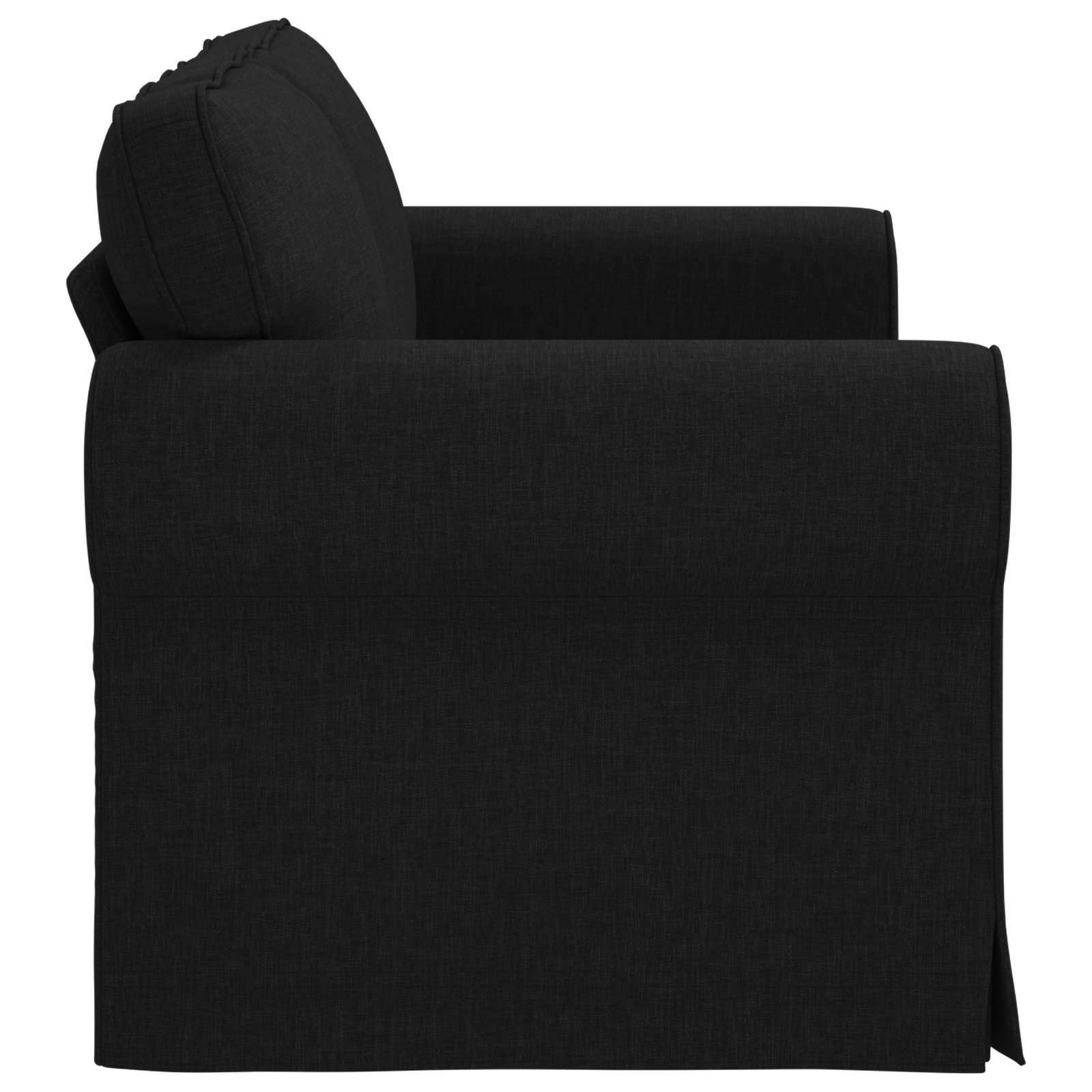 Bank Zwart 155 x 82 x 80 cm Stof