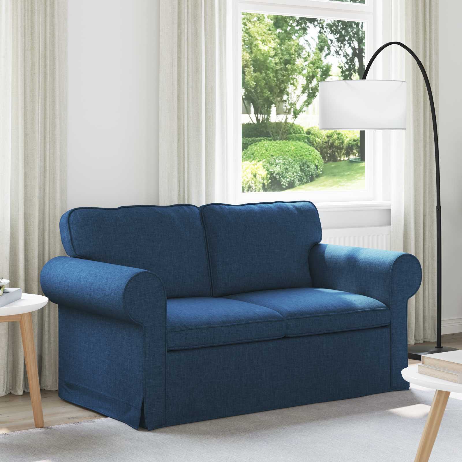 Bank Blauw 155 x 82 x 80 cm Stof