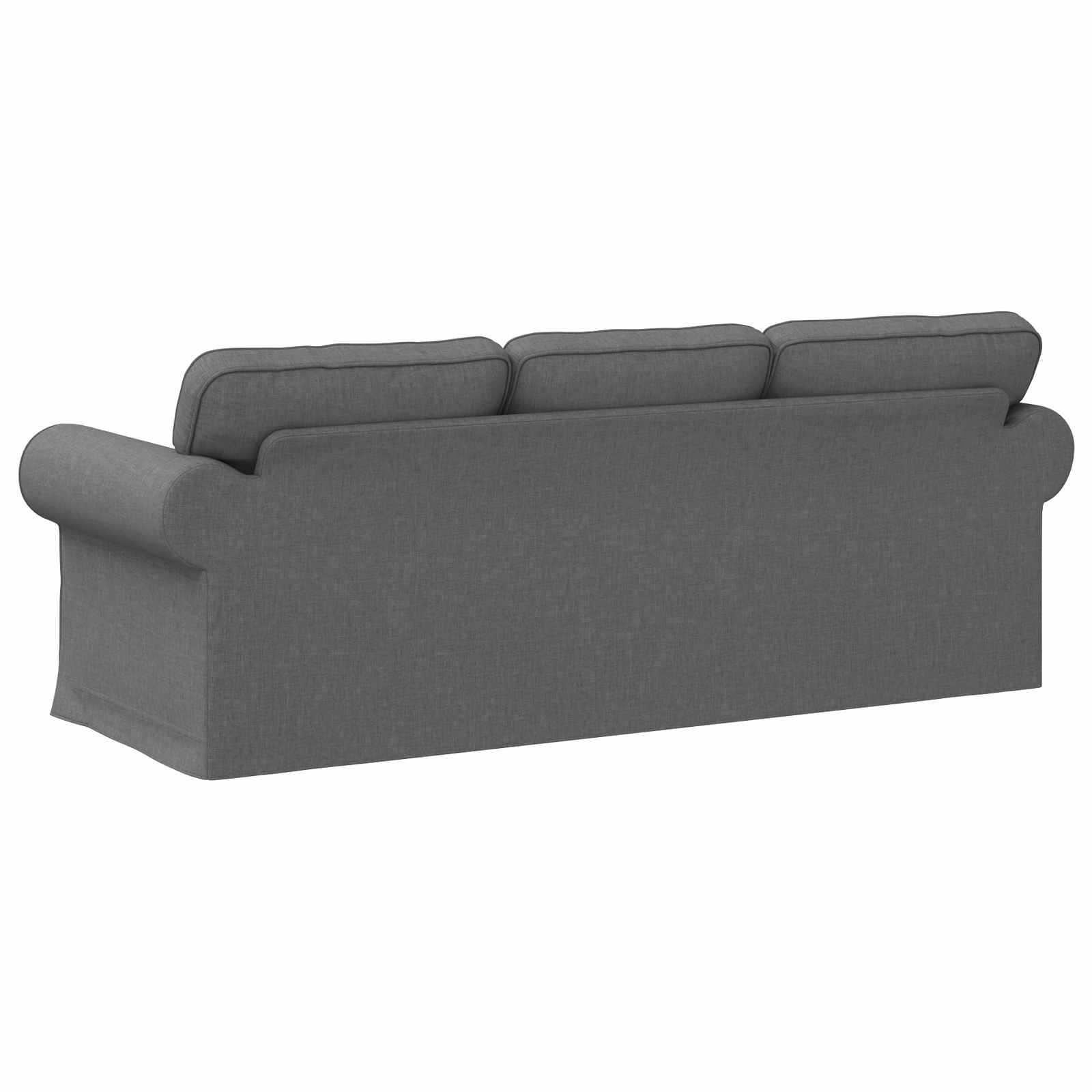 Bank Donkergrijs 215 x 82 x 80 cm Stof