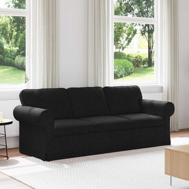 Bank Zwart 215 x 82 x 80 cm Stof