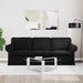 Bank Zwart 215 x 82 x 80 cm Stof