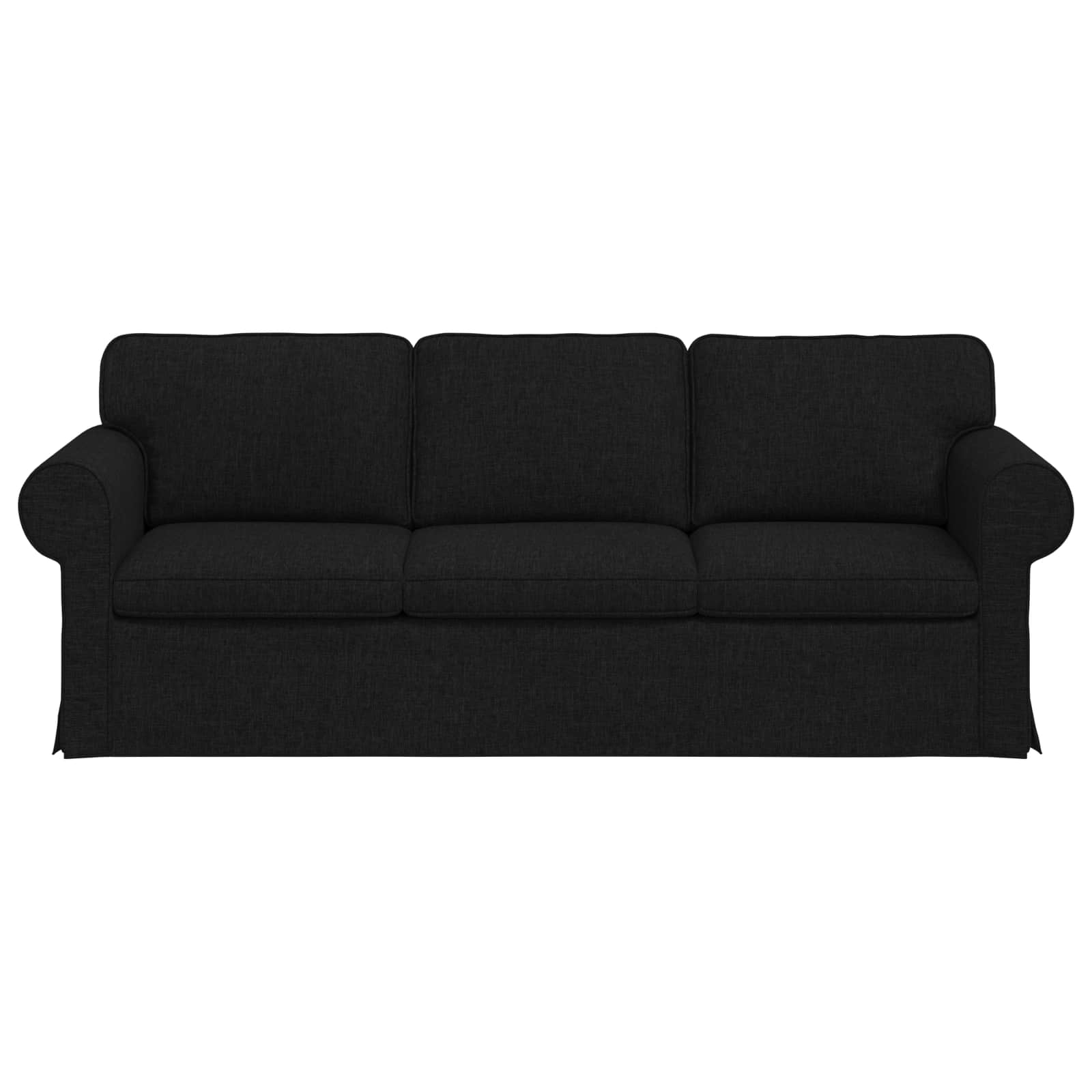 Bank Zwart 215 x 82 x 80 cm Stof