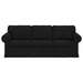 Bank Zwart 215 x 82 x 80 cm Stof
