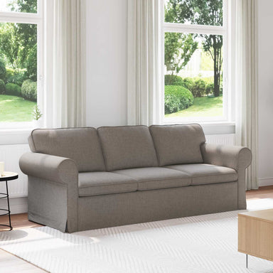 Bank Taupe 215 x 82 x 80 cm Stof