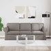 Bank Taupe 215 x 82 x 80 cm Stof