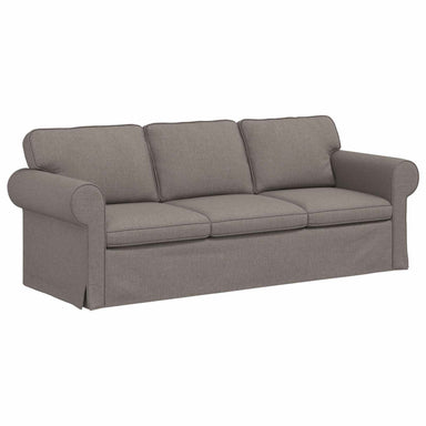 Bank Taupe 215 x 82 x 80 cm Stof