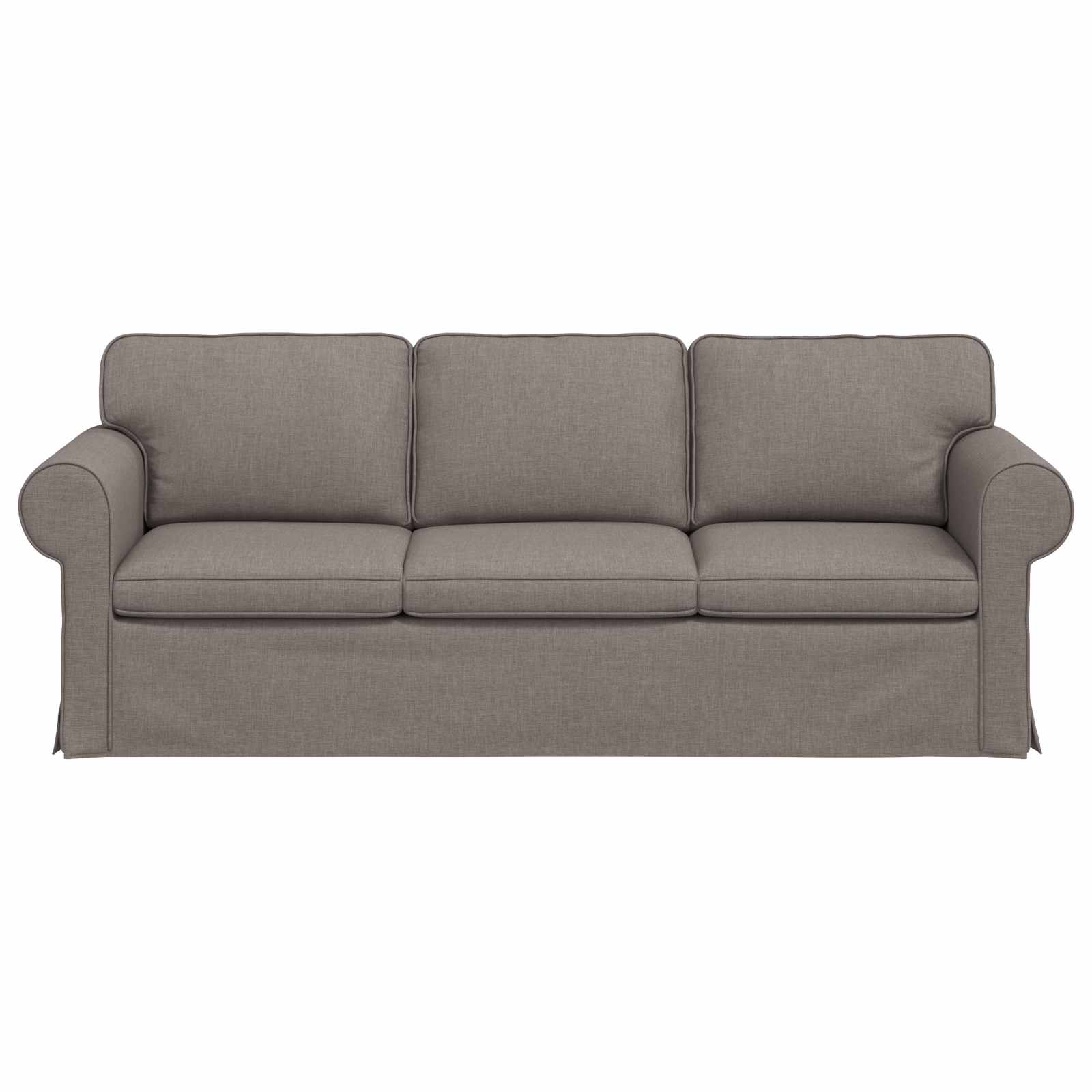 Bank Taupe 215 x 82 x 80 cm Stof