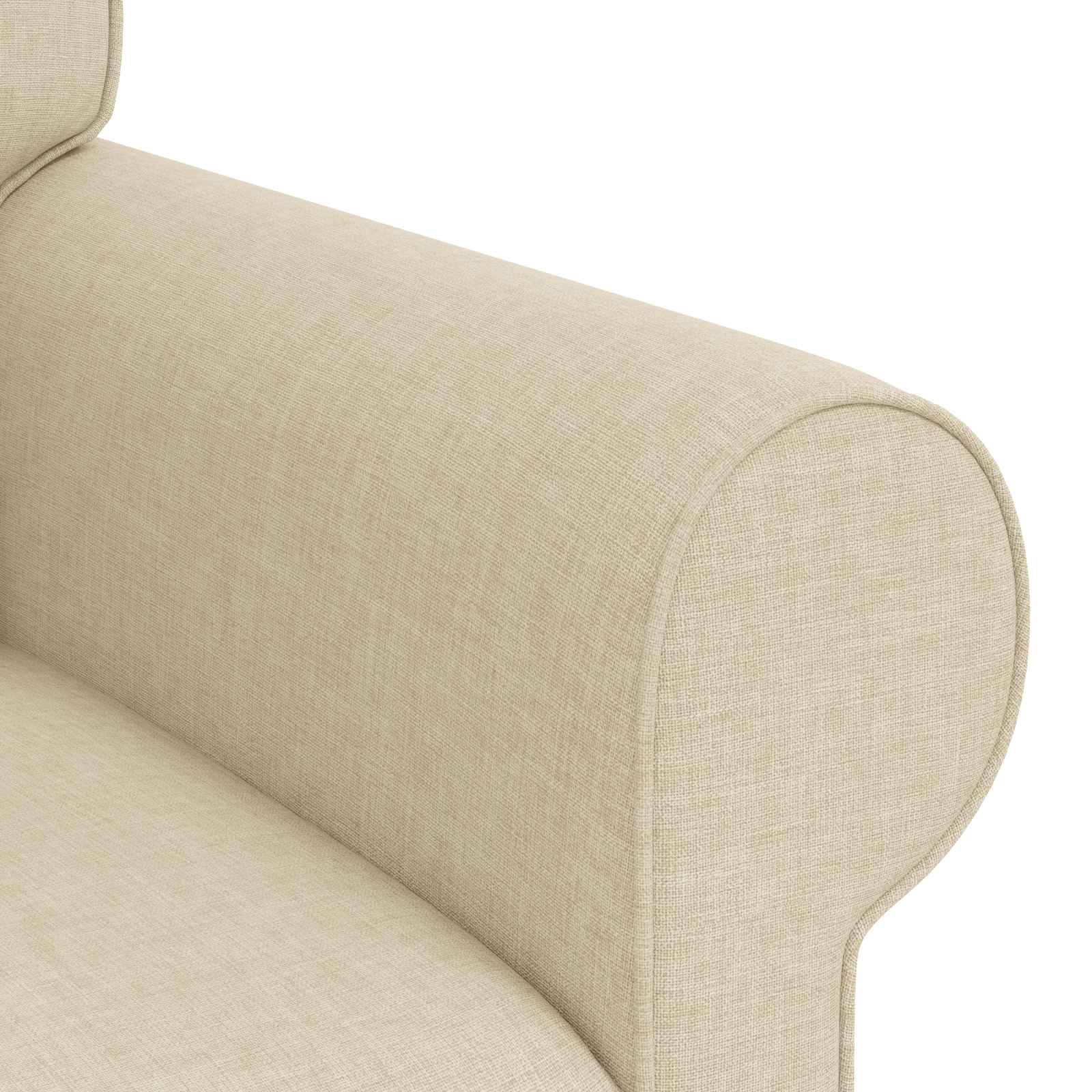 Bank Crème 215 x 82 x 80 cm Stof