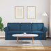 Bank Blauw 215 x 82 x 80 cm Stof
